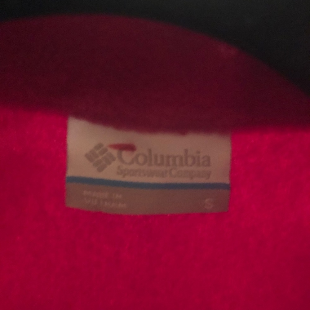 Columbia | Raspberry Fleece Vest Size Small - Picture 3 of 4